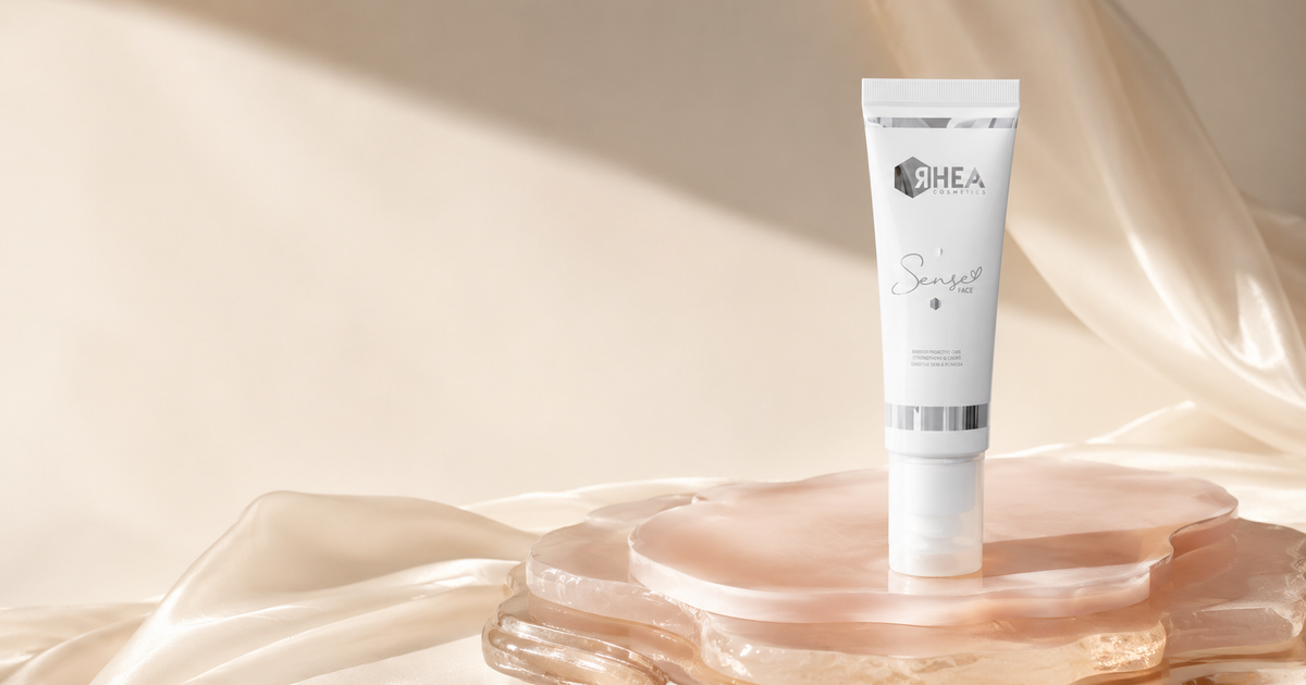 Ceramidová péče SENSE FACE RHEA pro podporu kožní bariéry