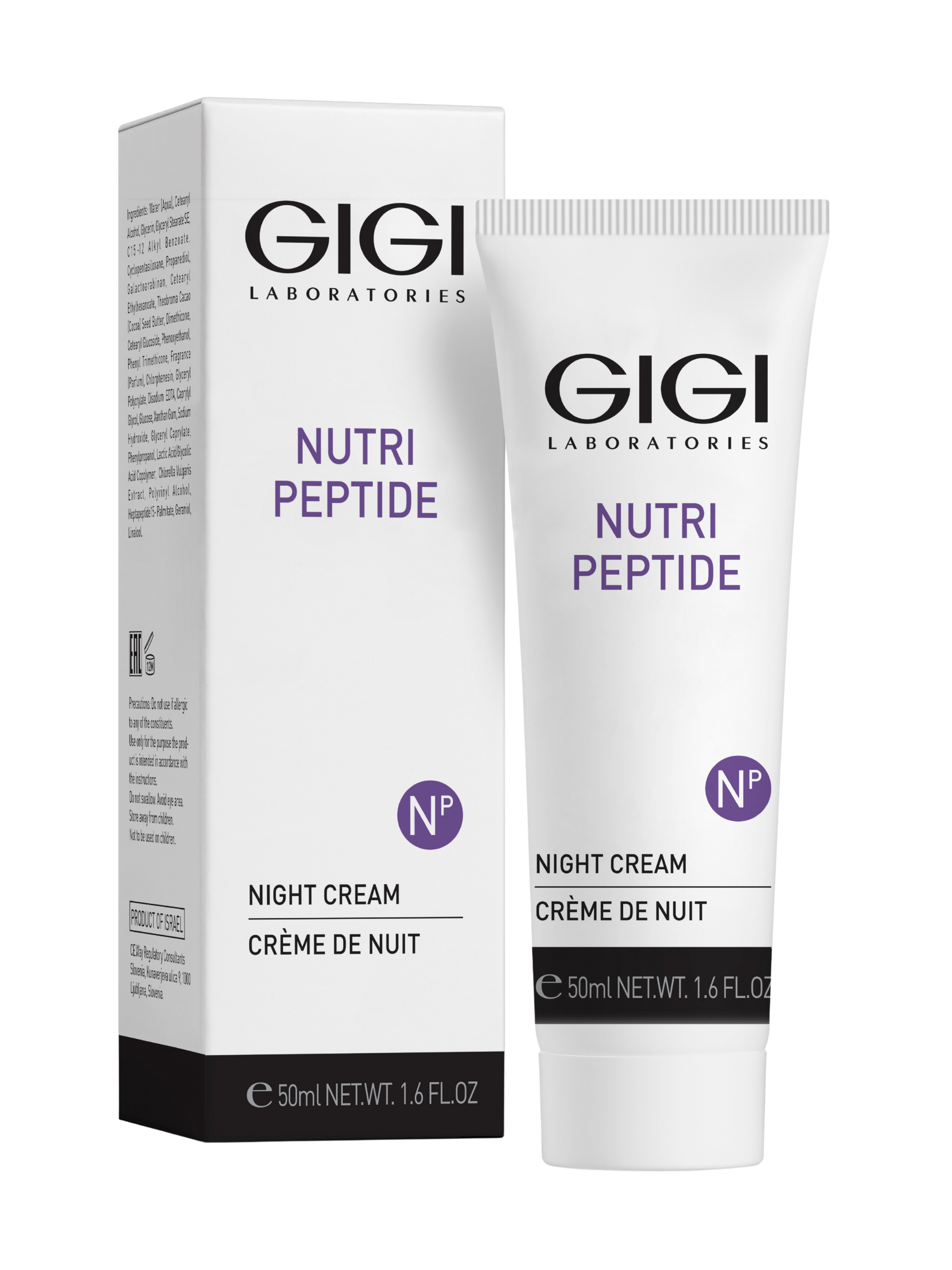 Noční výživný krém NUTRI PEPTIDE GIGI 50 ml