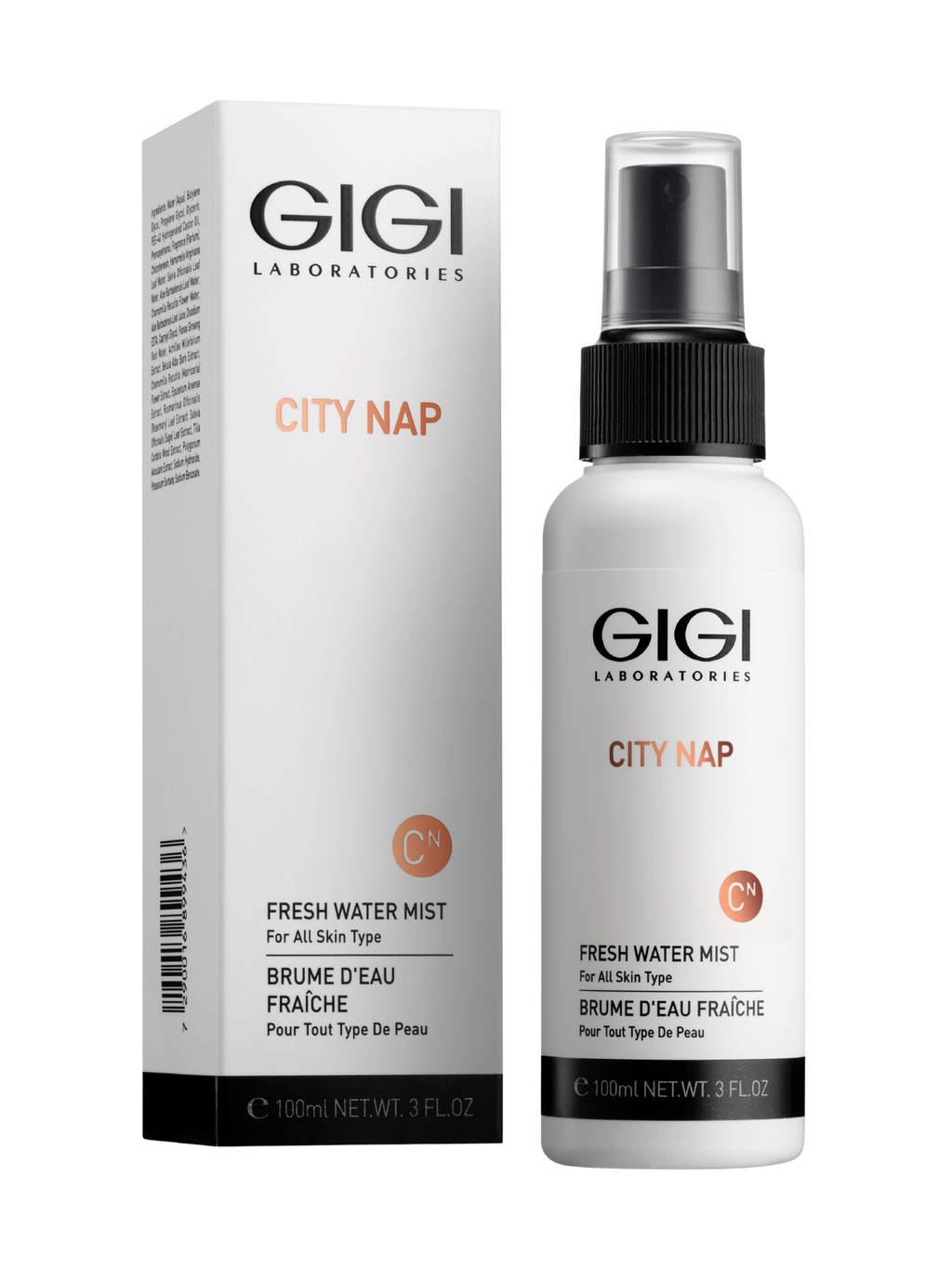 Osvěžující a zvlhčující sprej CITY NAP GIGI 100 ml