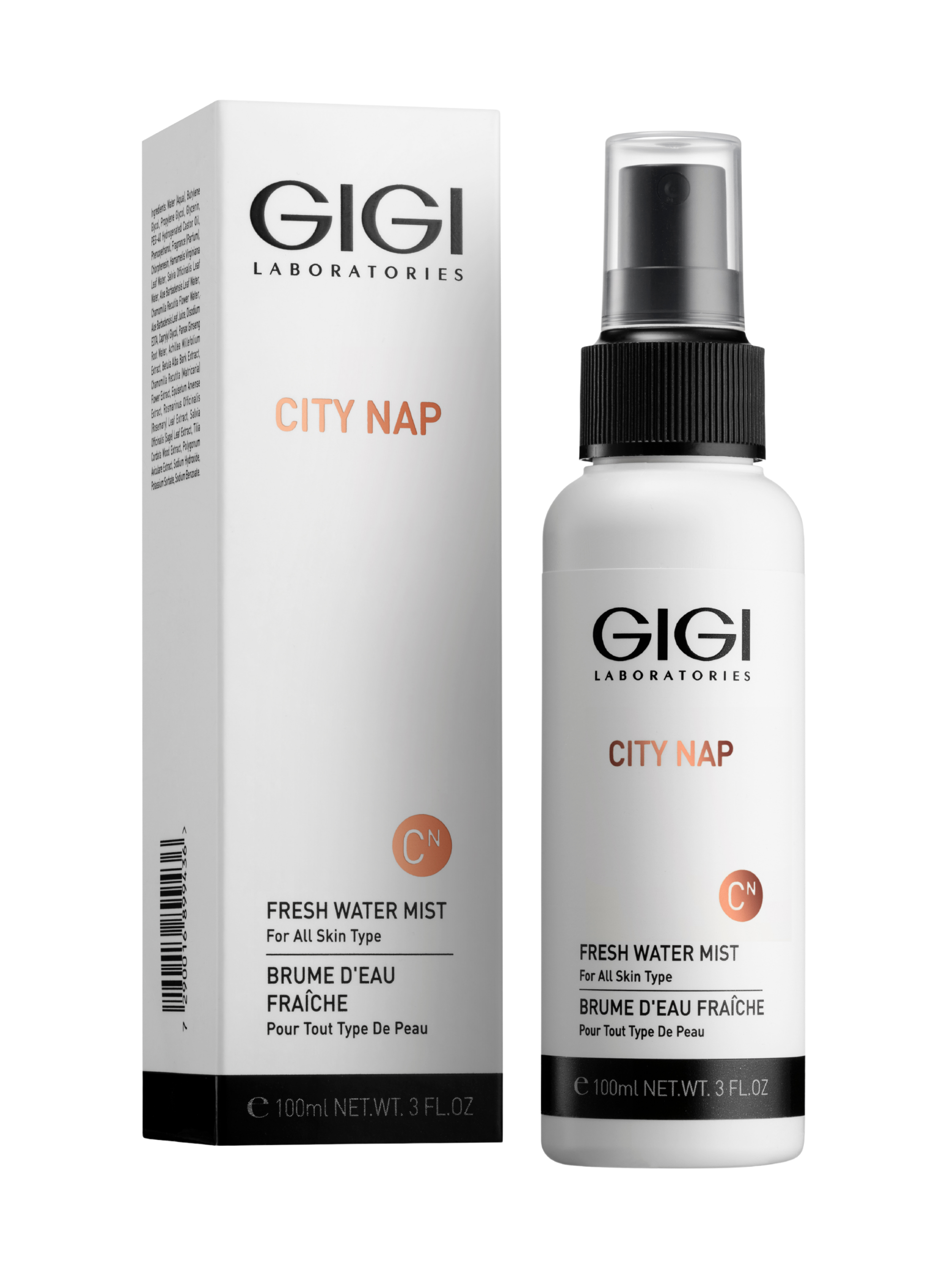 Osvěžující a zvlhčující sprej CITY NAP GIGI 100 ml