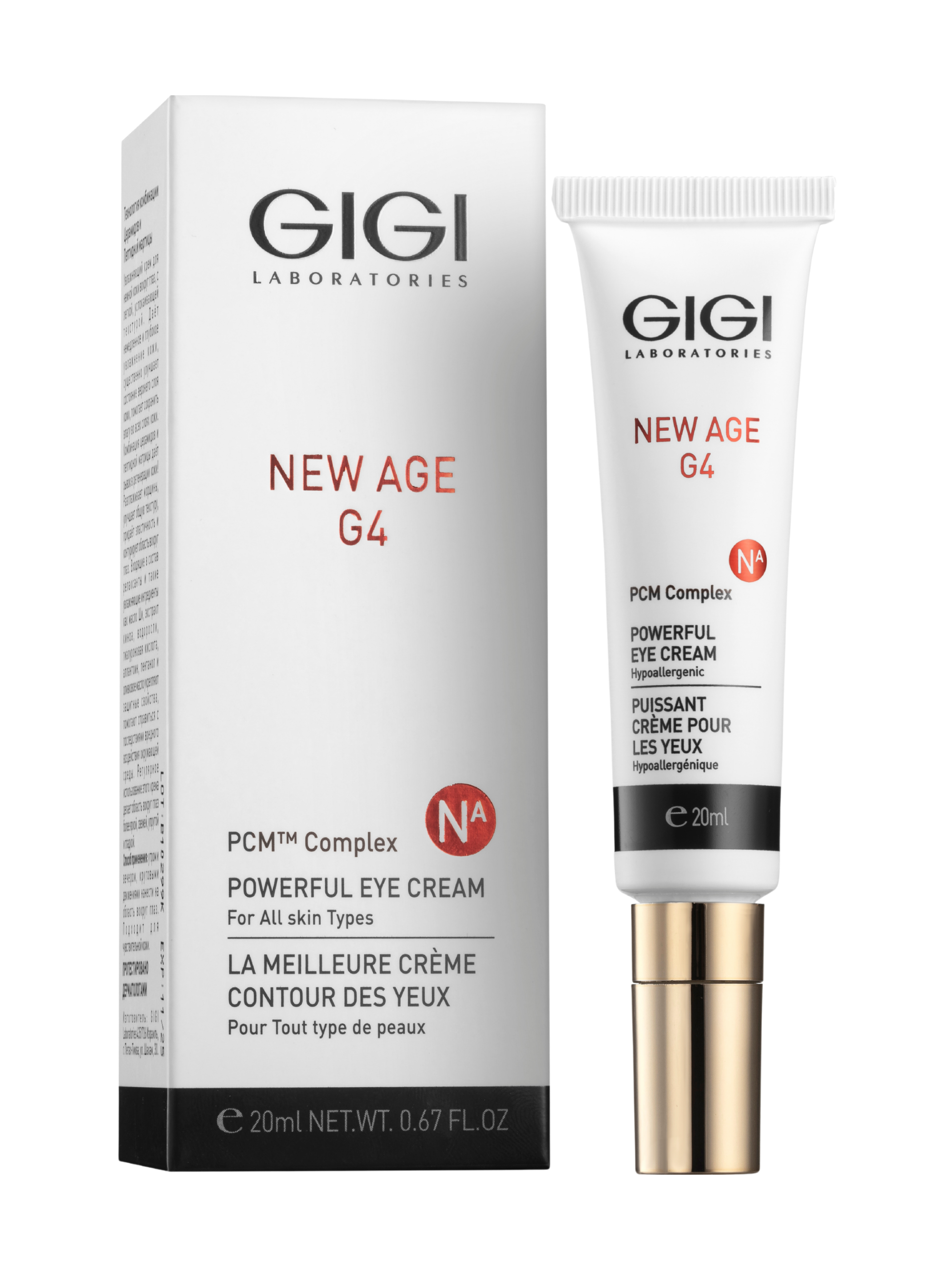 Krém na oční okolí NEW AGE G4 GIGI 20 ml