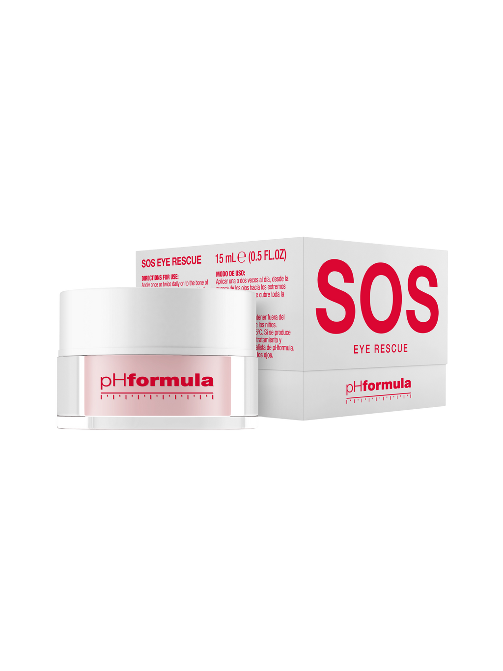 Rozjasňující oční krém SOS eye rescue pHformula 15 ml