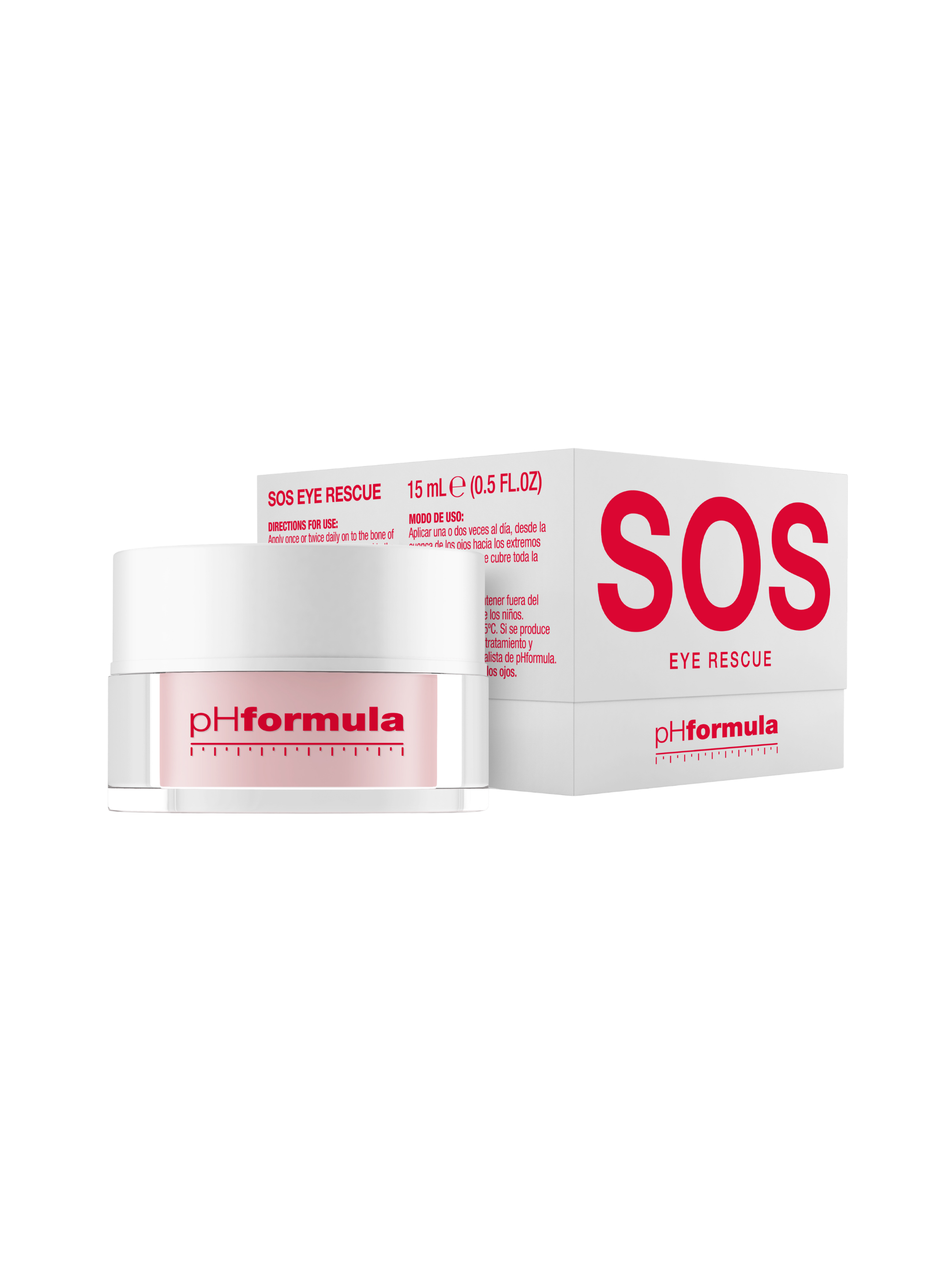 Rozjasňující oční krém SOS eye rescue pHformula 15 ml