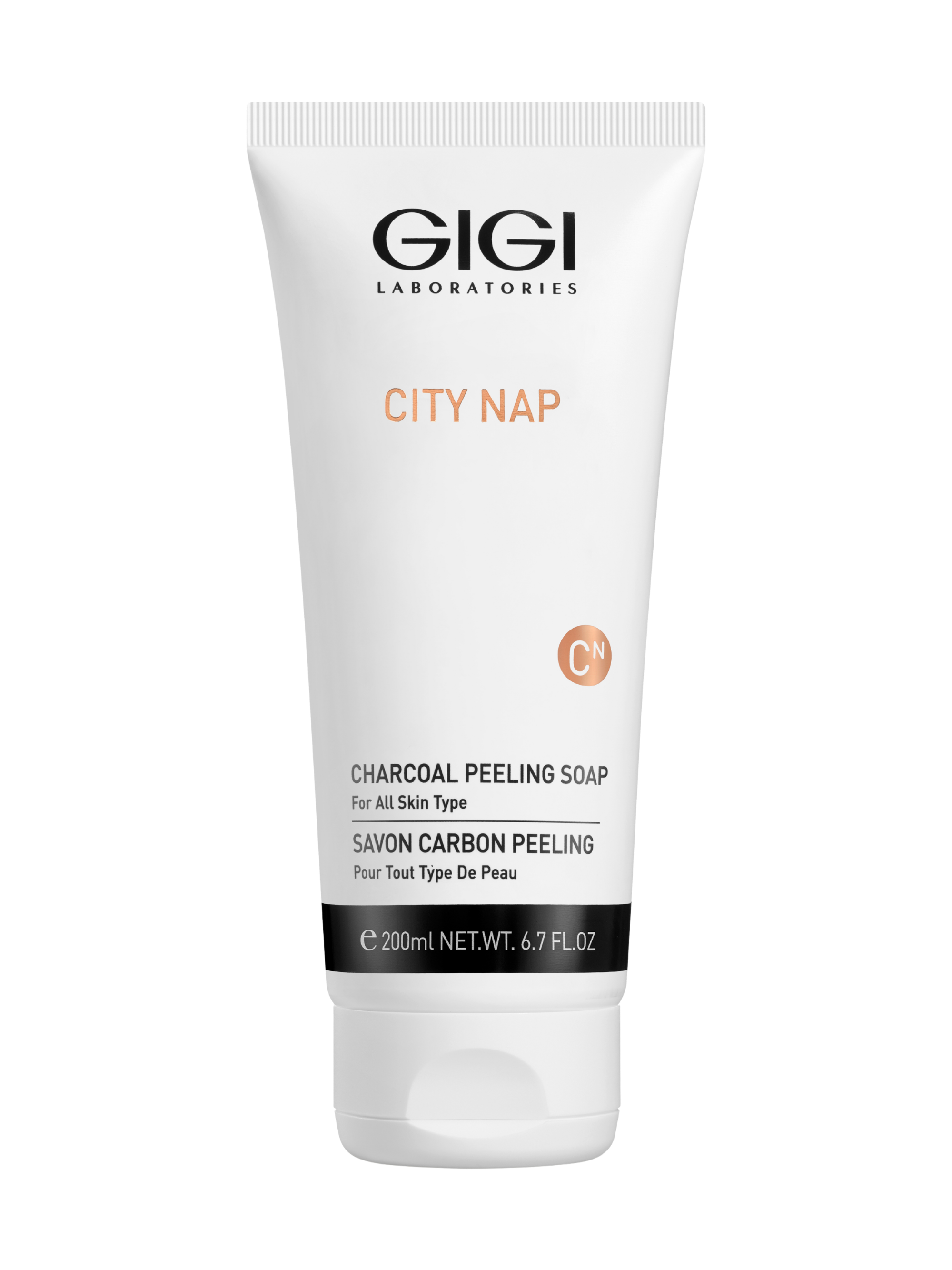 Peelingový gel s aktivním uhlím CITY NAP GIGI 200ml