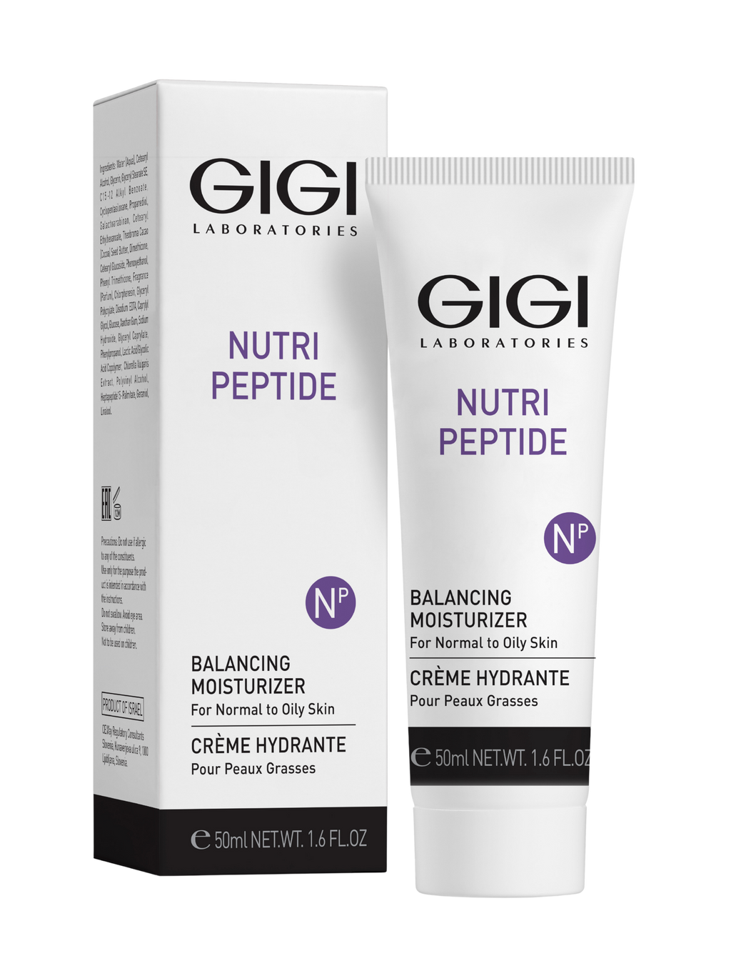 Hydratační krém pro mastnou pleť NUTRI PEPTIDE GIGI 50 ml