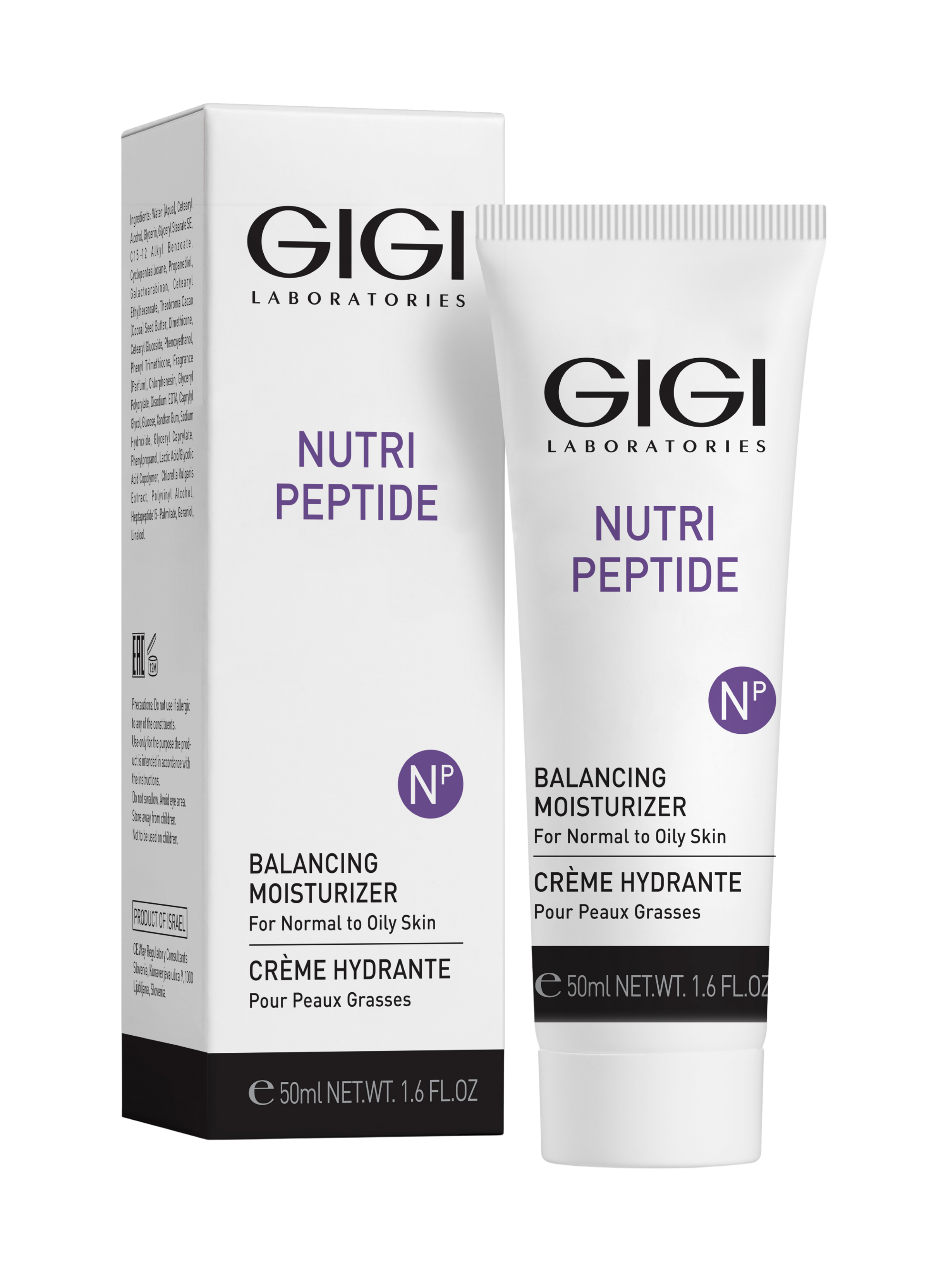 Hydratační krém pro mastnou pleť NUTRI PEPTIDE GIGI 50 ml