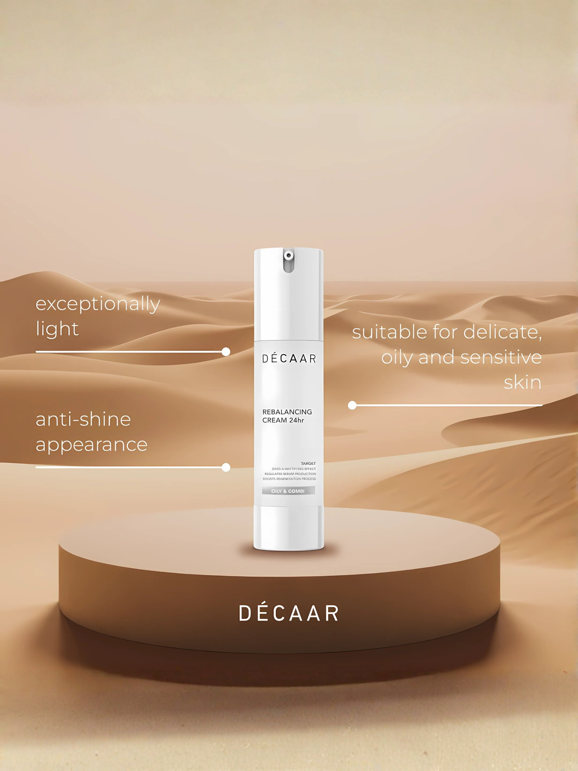 Vyvažující krém 24hr DÉCAAR 50 ml