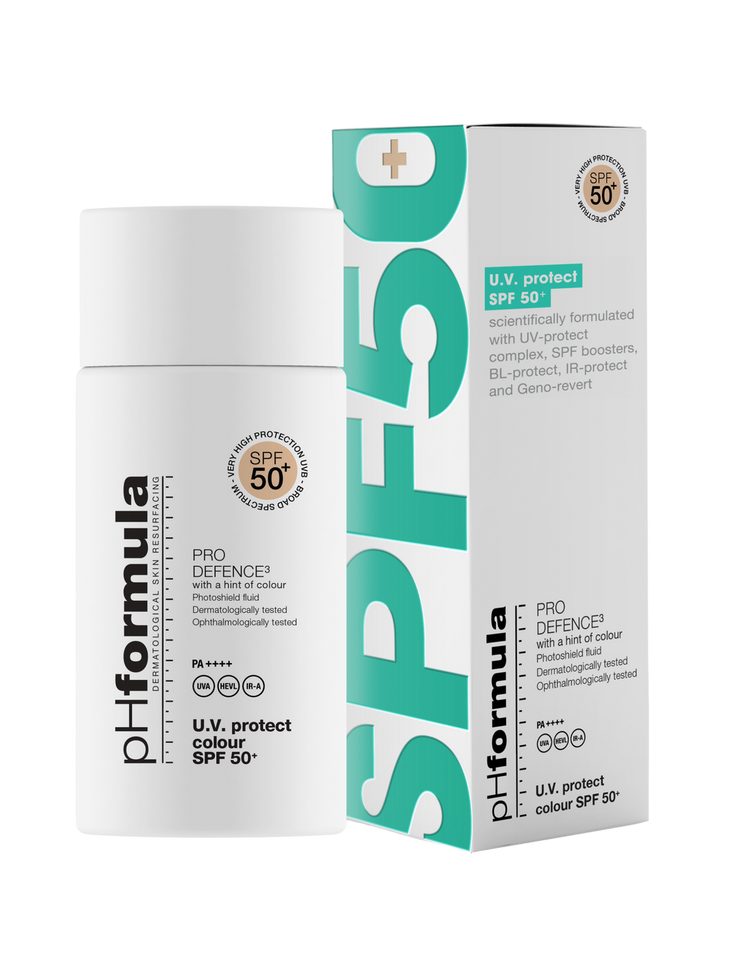 U.V. protect color SPF 50+ pHformula 50 ml