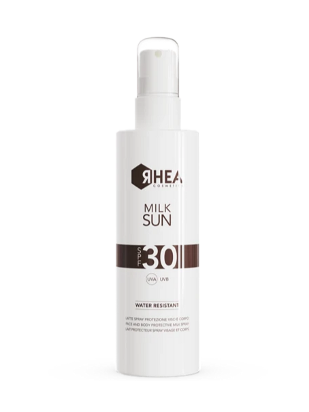 Ochranné mléko ve spreji SPF 30 MilkSun RHEA