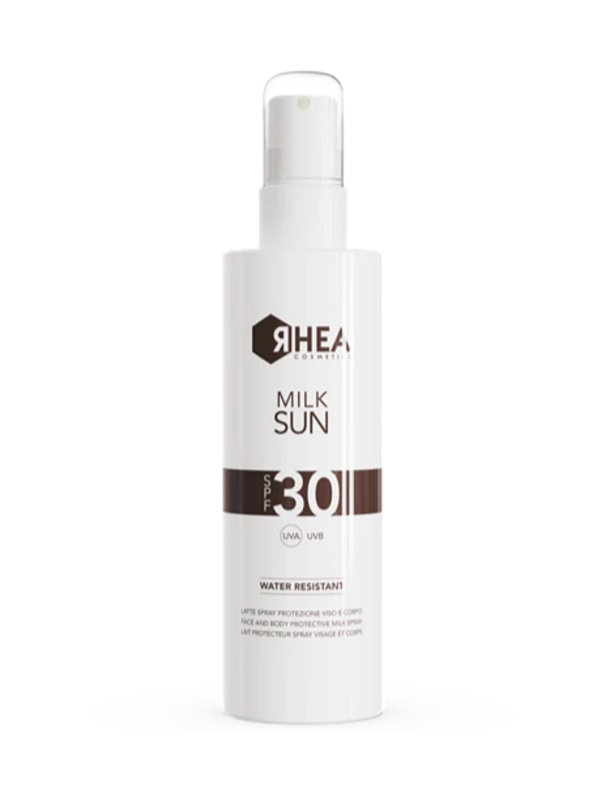 Ochranné mléko ve spreji SPF 30 MilkSun RHEA