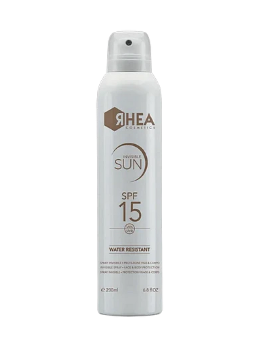 Neviditelný ochranný sprej SPF 15 INVISIBLE SUN RHEA 200 ml