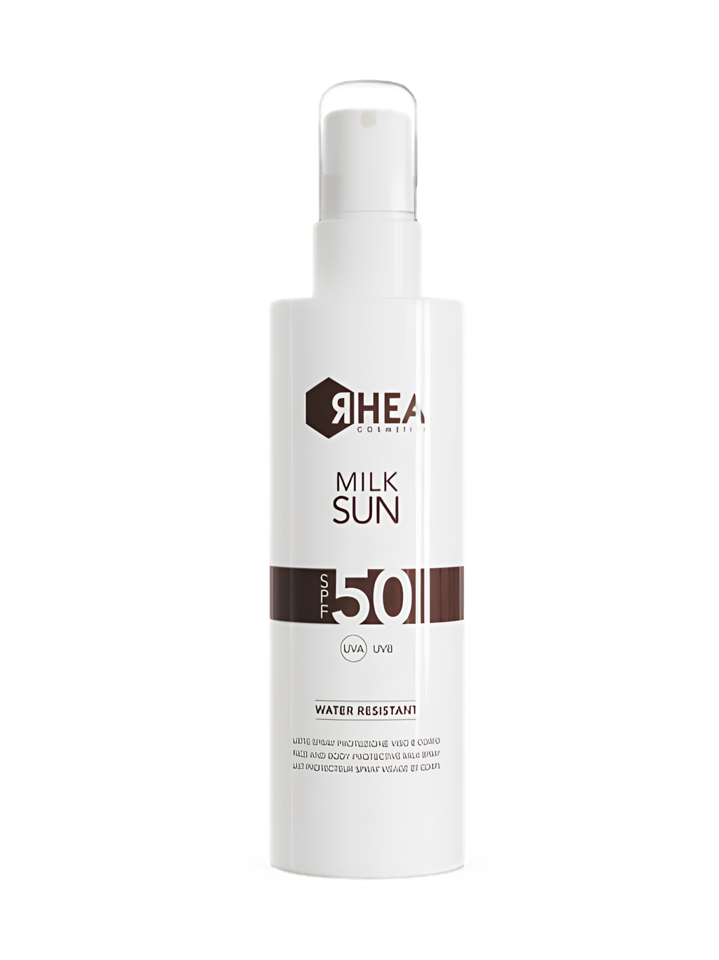 Ochranné mléko ve spreji SPF 50 MilkSun RHEA