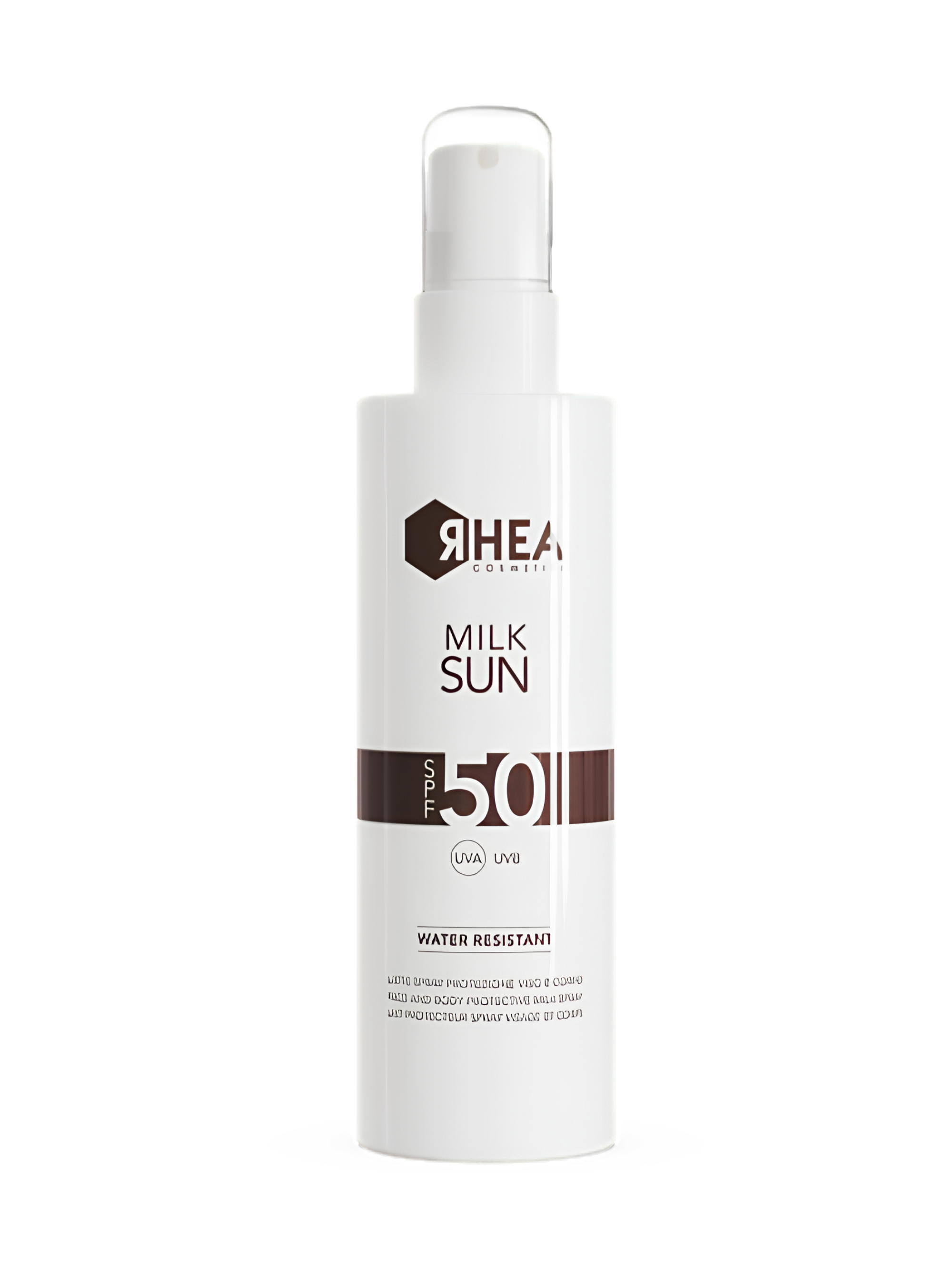 Ochranné mléko ve spreji SPF 50 MilkSun RHEA
