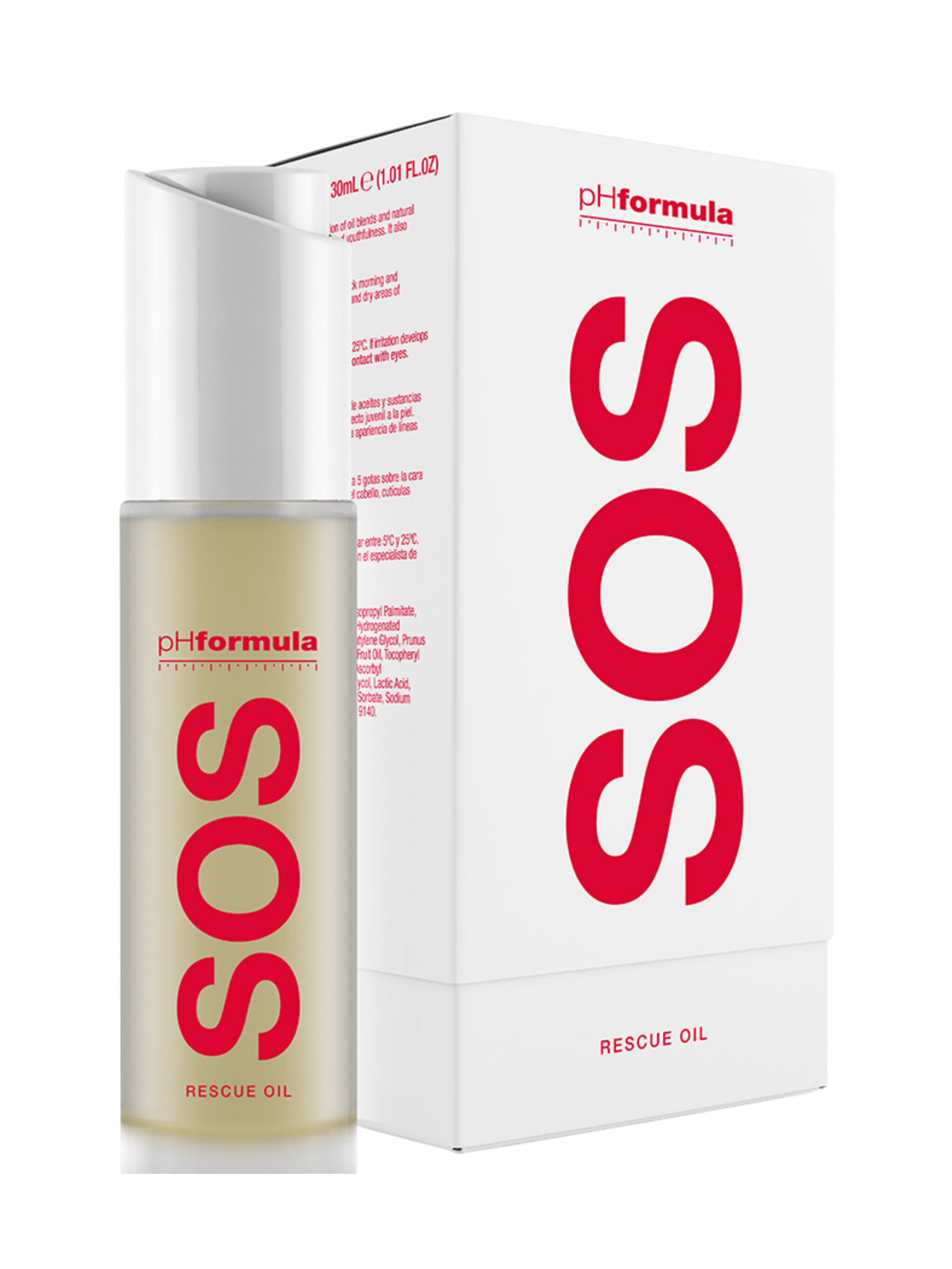 Posilující olej SOS rescue oil pHformula 30 ml