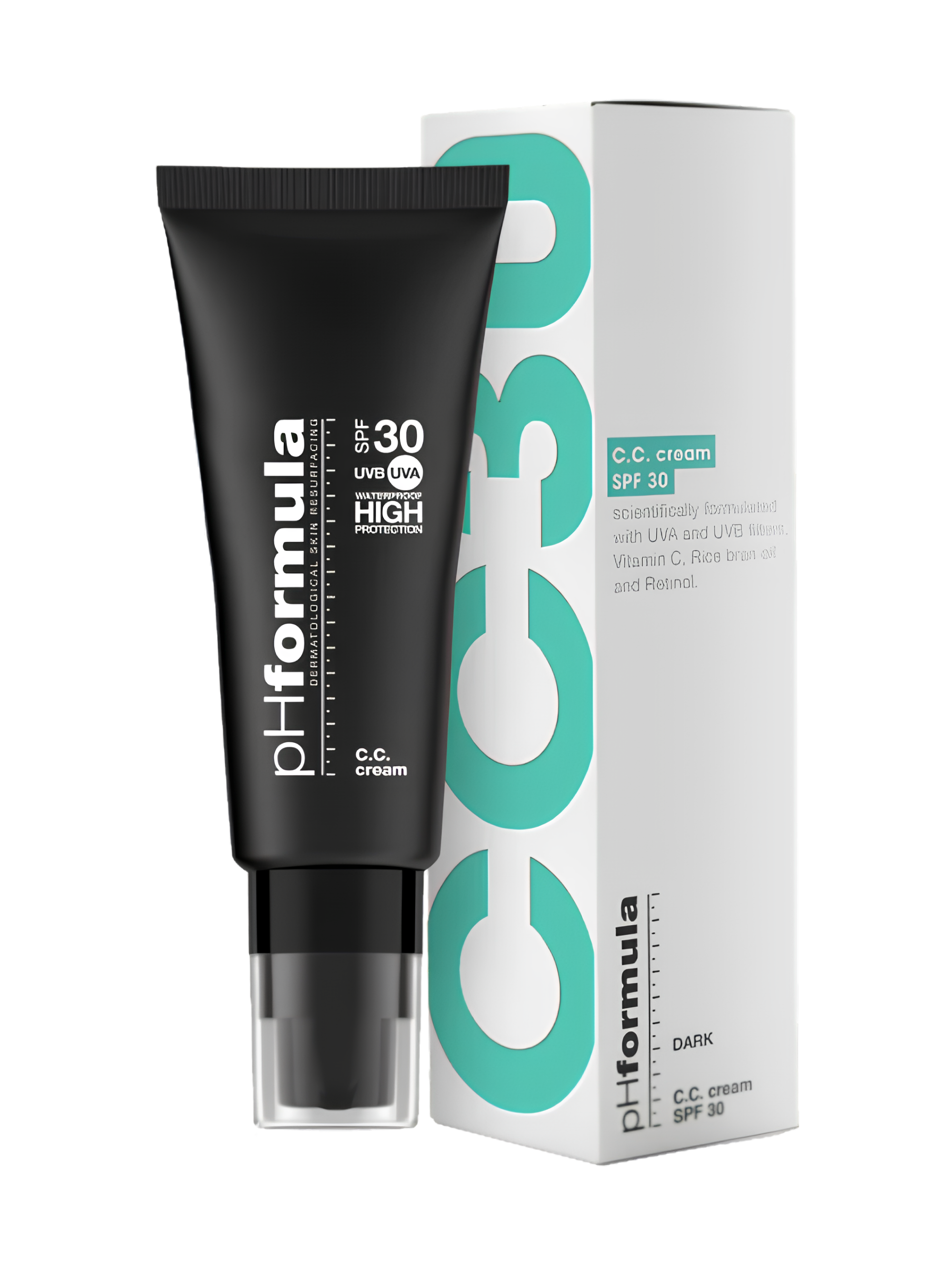 Tónovaný ochranný krém SPF 30 odstín Dark C.C. cream pHformula 50 ml