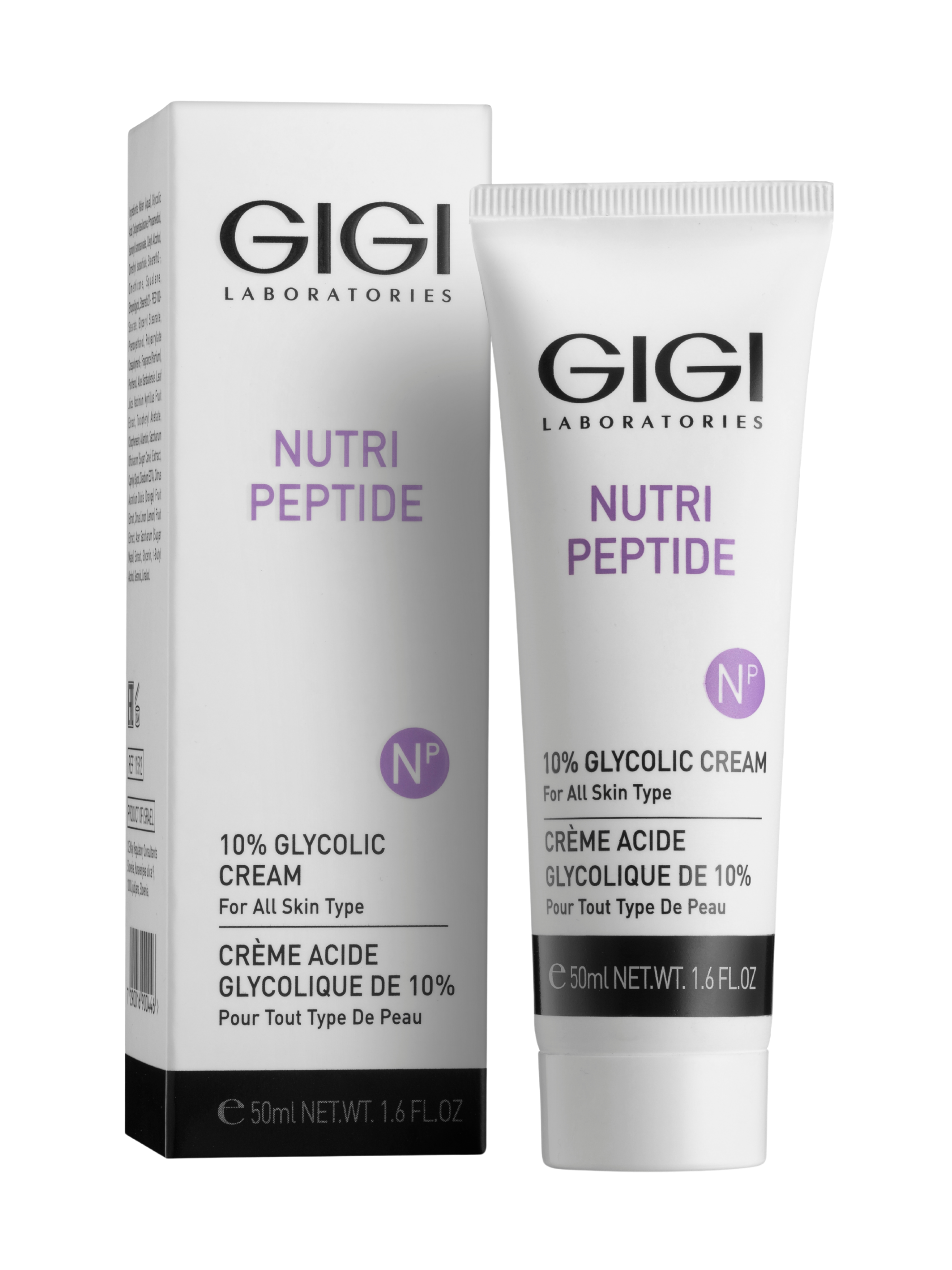 Krém s 10% kyselinou glykolovou NUTRI PEPTIDE GIGI 50 ml