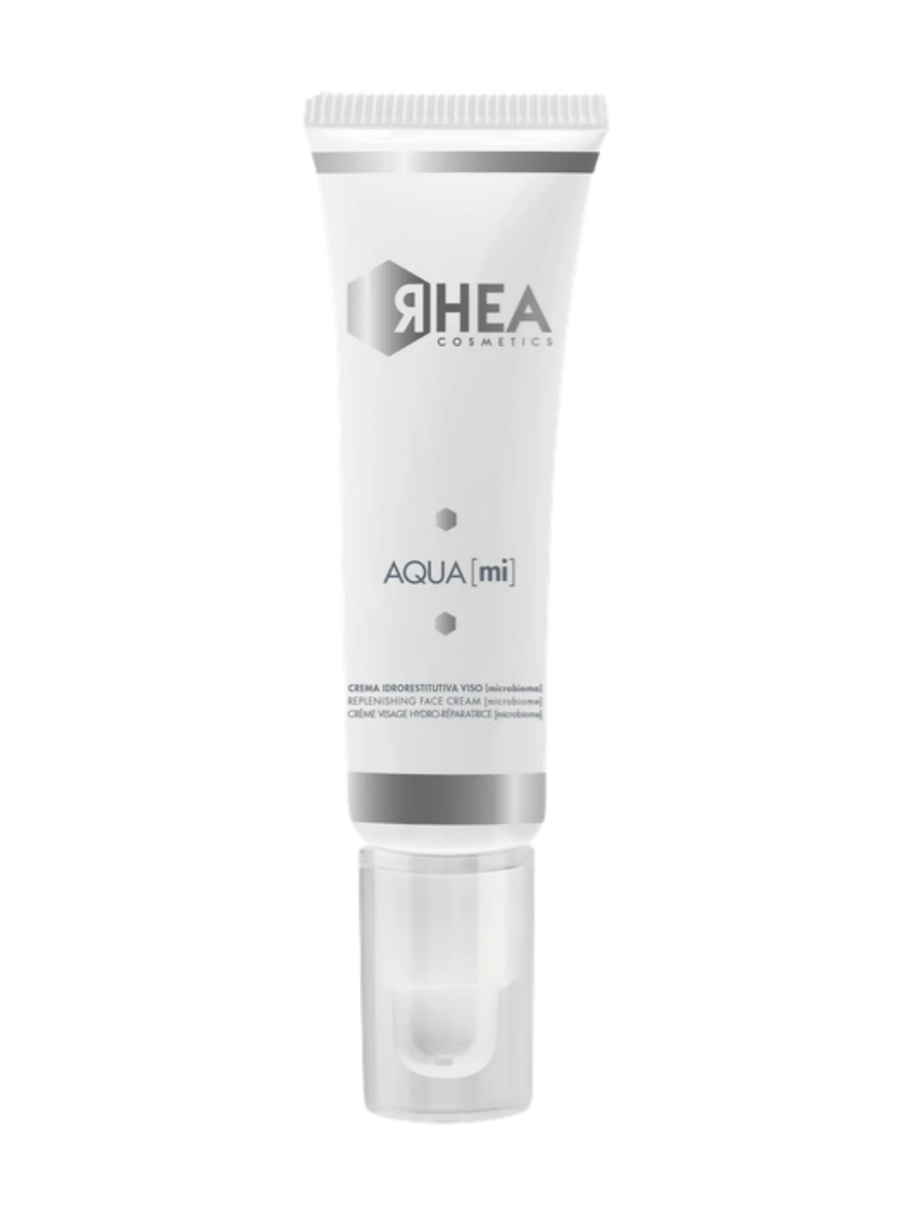 Hydratační a obnovující krém pro dehydratovanou pleť Aqua [mi] RHEA 50 ml