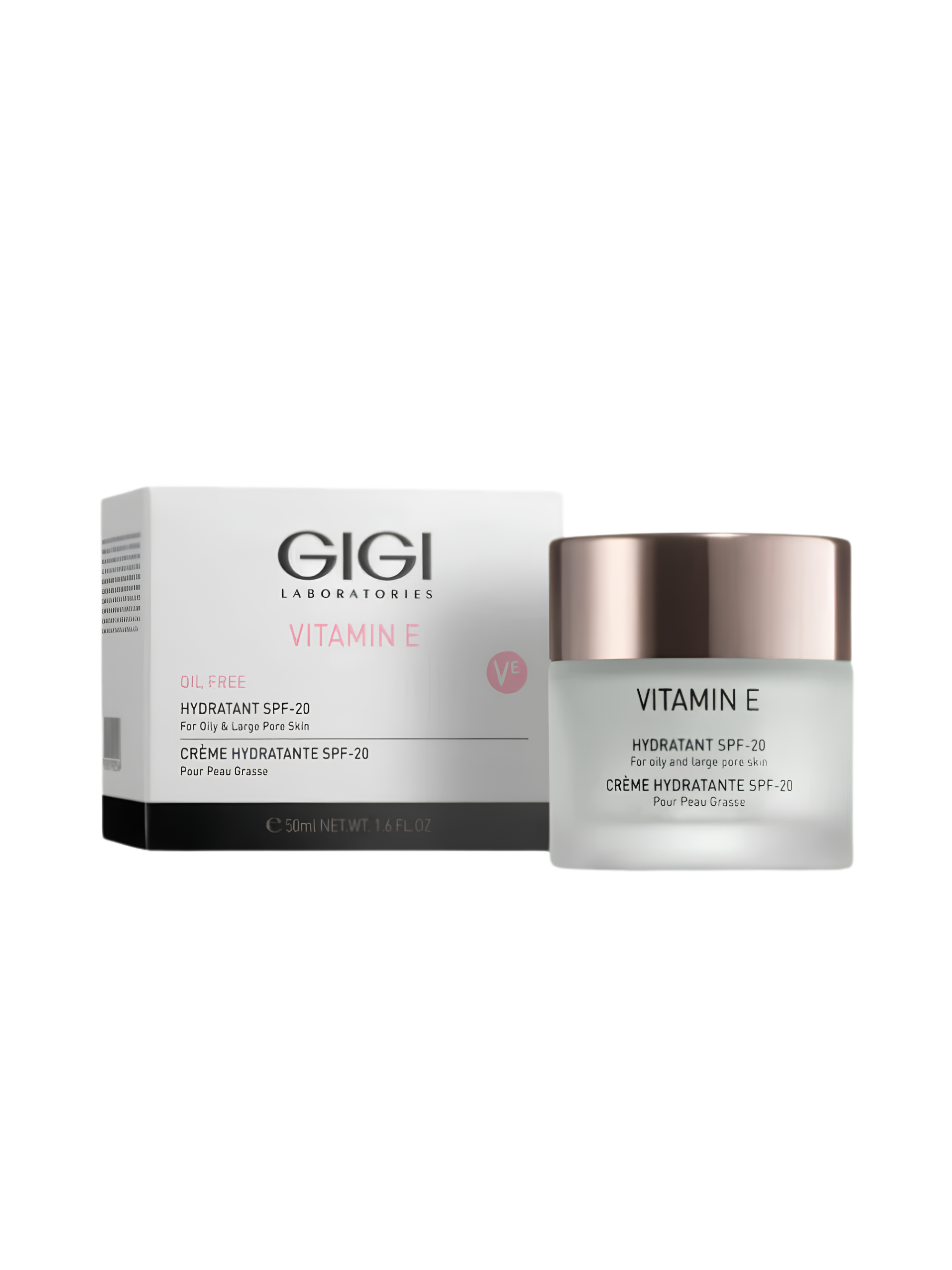 Hydratační krém SPF 20 pro normální a suchou pleť VITAMIN E GIGI 50 ml