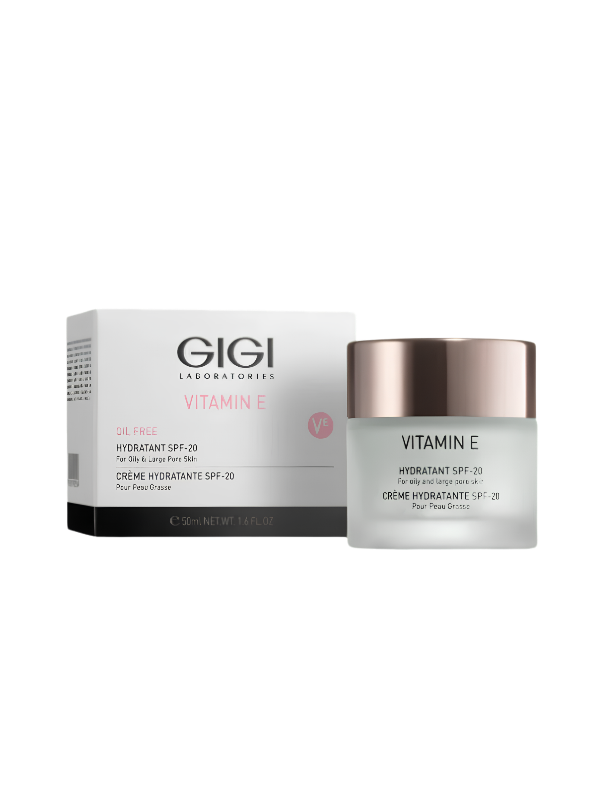 Hydratační krém SPF 20 pro mastnou pleť VITAMIN E GIGI 50 ml