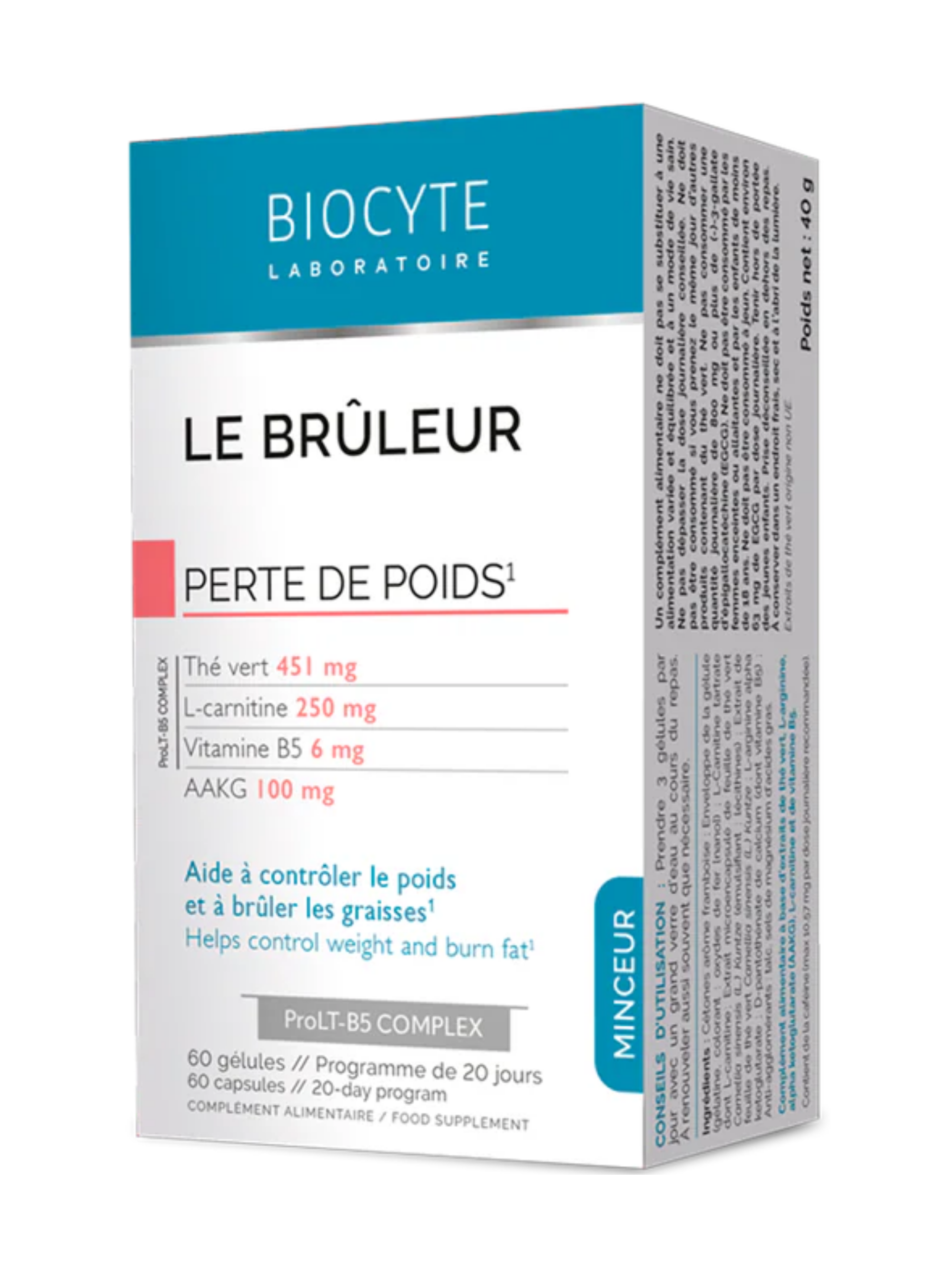 Doplněk stravy Le Bruleur Biocyte 60 kapslí
