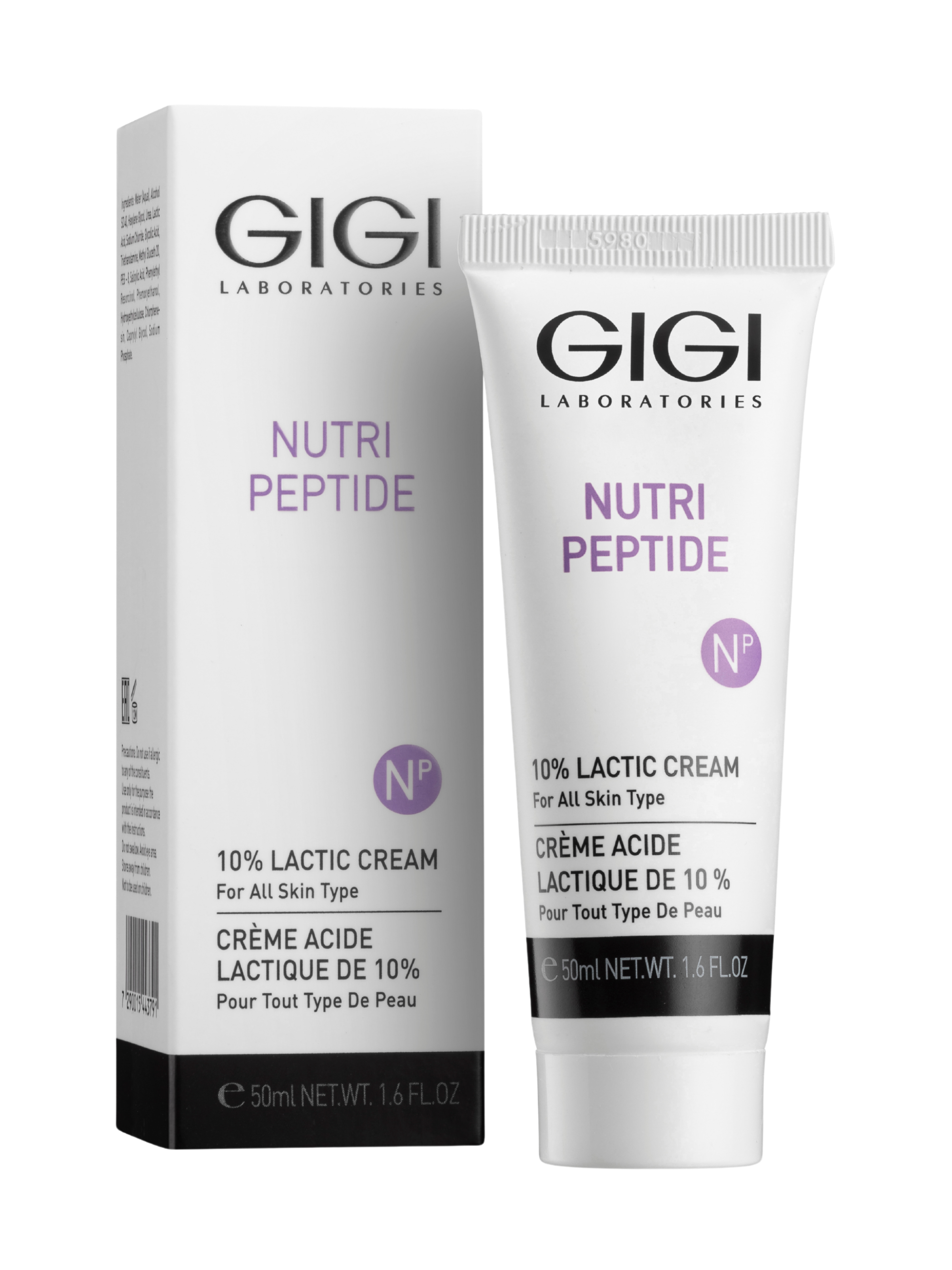 Krém s 10% kyselinou mléčnou NUTRI PEPTIDE GIGI 50 ml