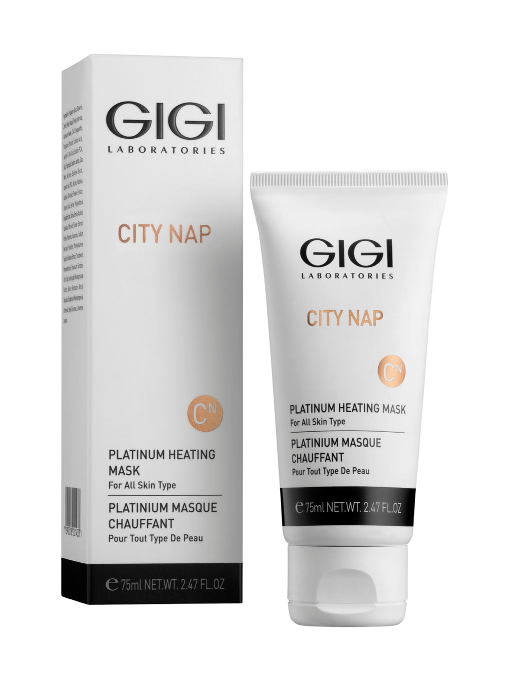 Platinová hřejivá maska CITY NAP GIGI 75 ml