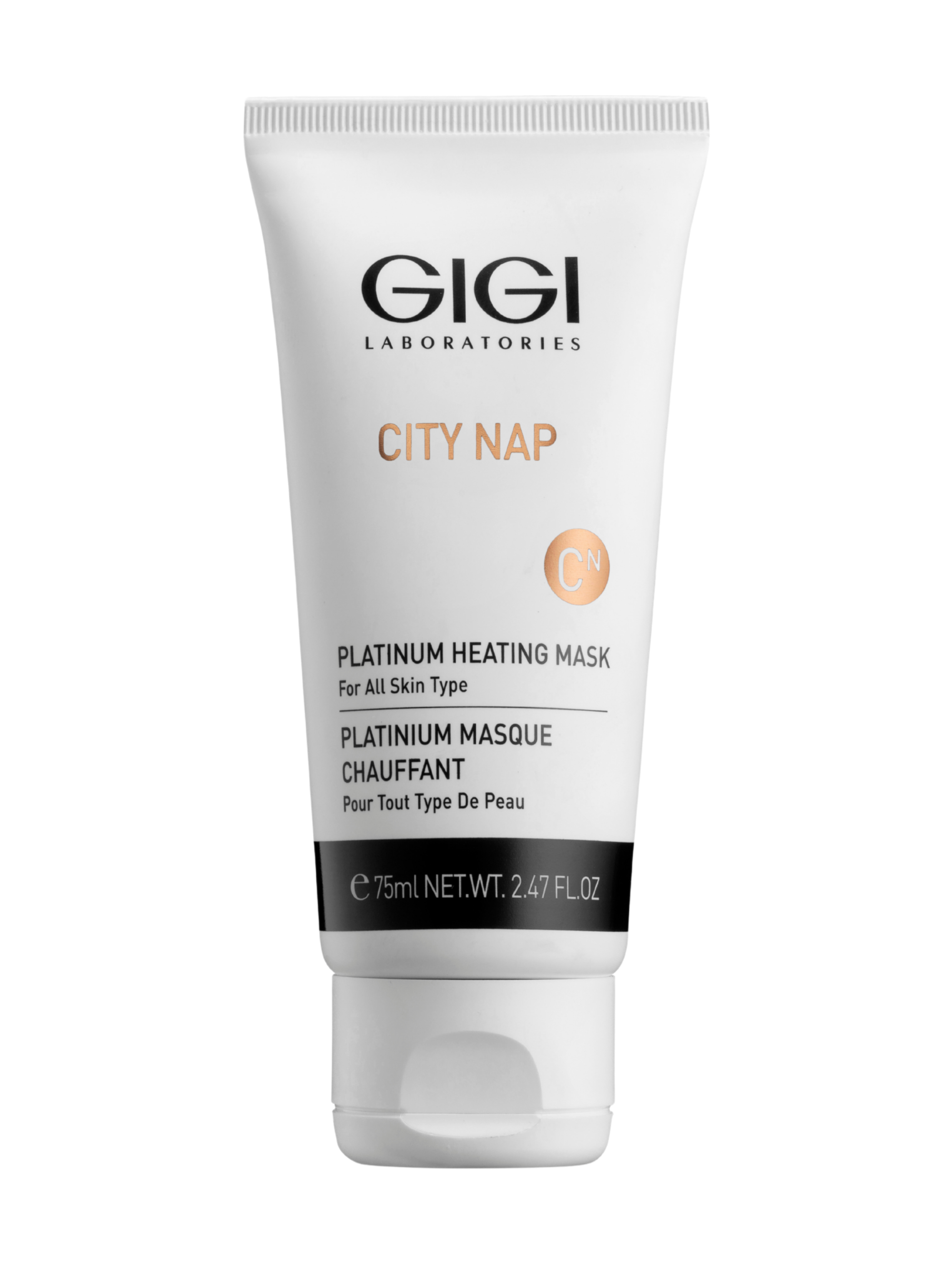 Platinová hřejivá maska CITY NAP GIGI 75 ml