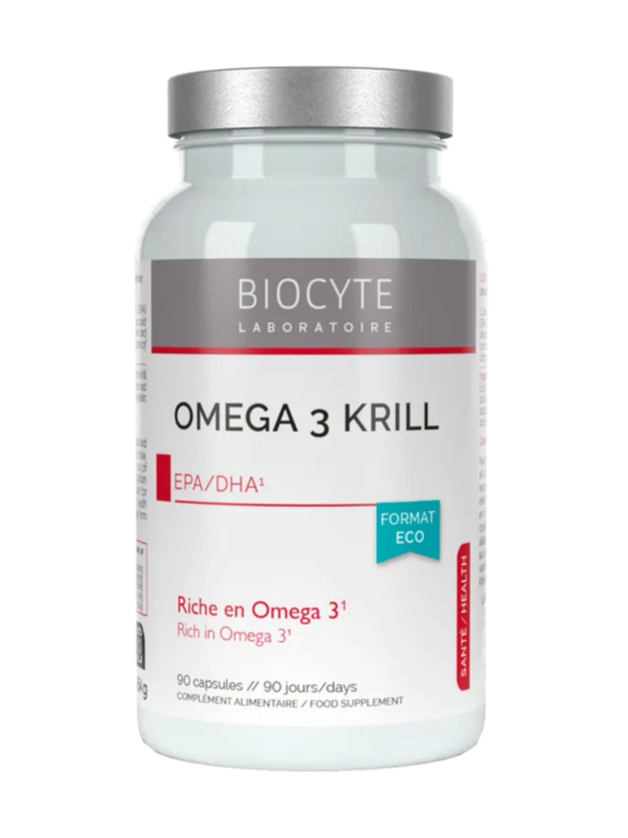 Krilový olej Omega-3 na srdce, mozek a zrak Omega 3 Krill Biocyte 90 kapslí