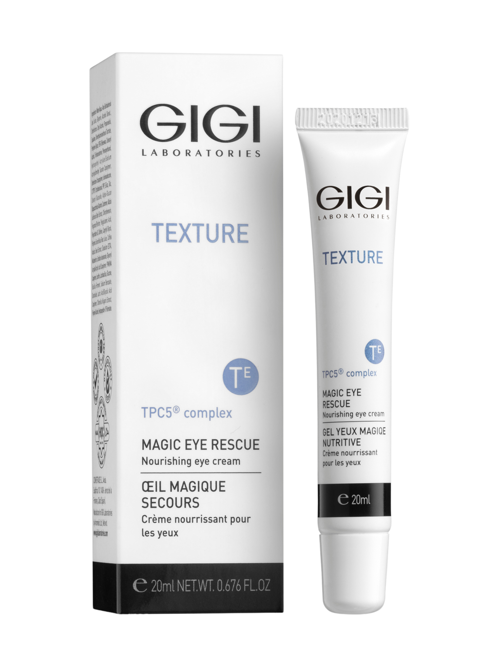 Výživný krém na oční okolí TEXTURE GIGI 20 ml