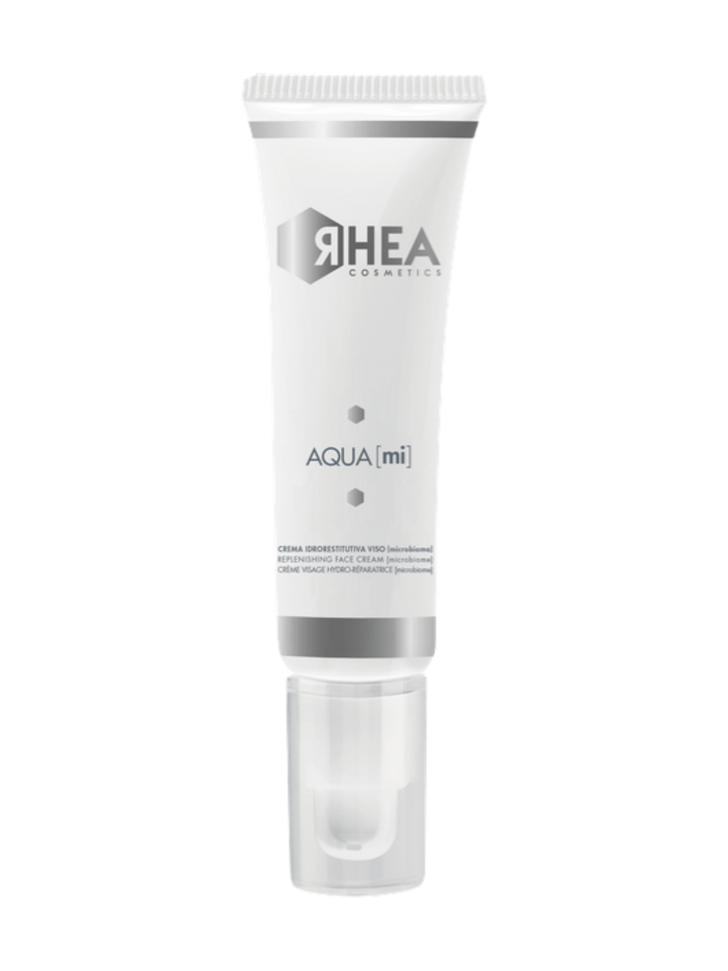 Hydratační a obnovující krém pro dehydratovanou pleť Aqua [mi] RHEA 50 ml