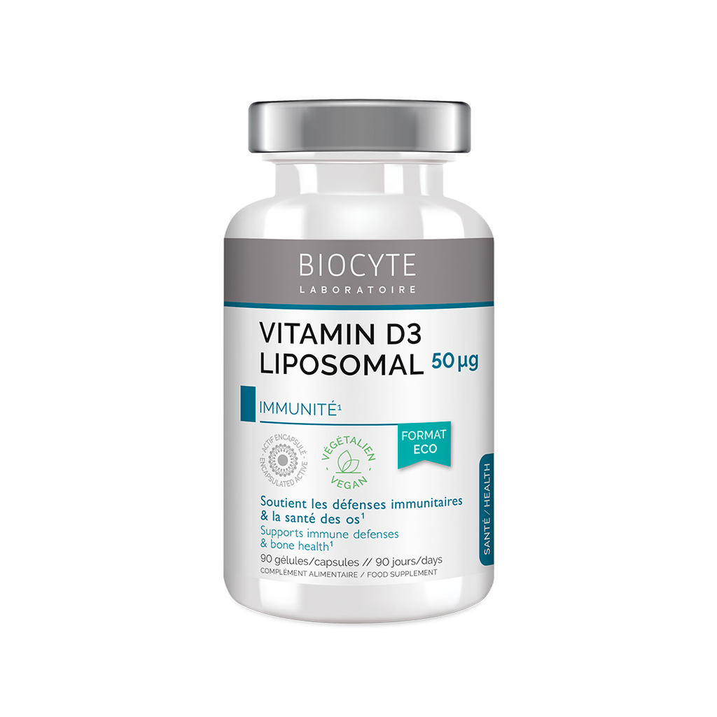 Liposomální vitamín D3 na imunitu a kosti Vitamine D3 Liposomal Biocyte