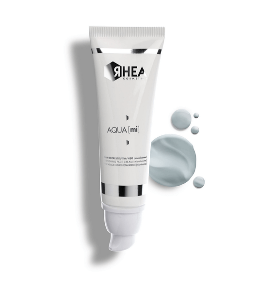 Hydratační a obnovující krém pro dehydratovanou pleť Aqua [mi] RHEA 50 ml