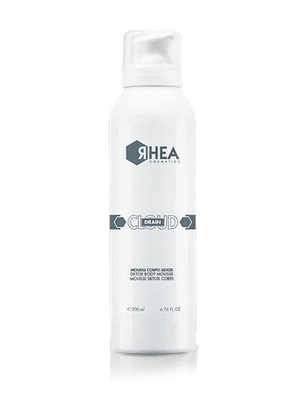 Detoxikační tělová pěna CloudDrain RHEA 200 ml