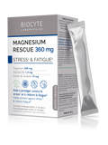 Hořčík na stres a únavu Magnesium Rescue Biocyte 360 mg 14 sáčku