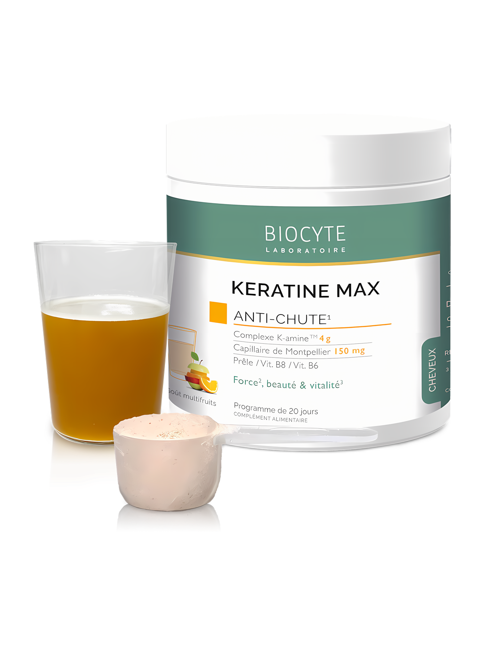 Keratin na růst a hustotu vlasů Keratine Max Biocyte 20×12 g
