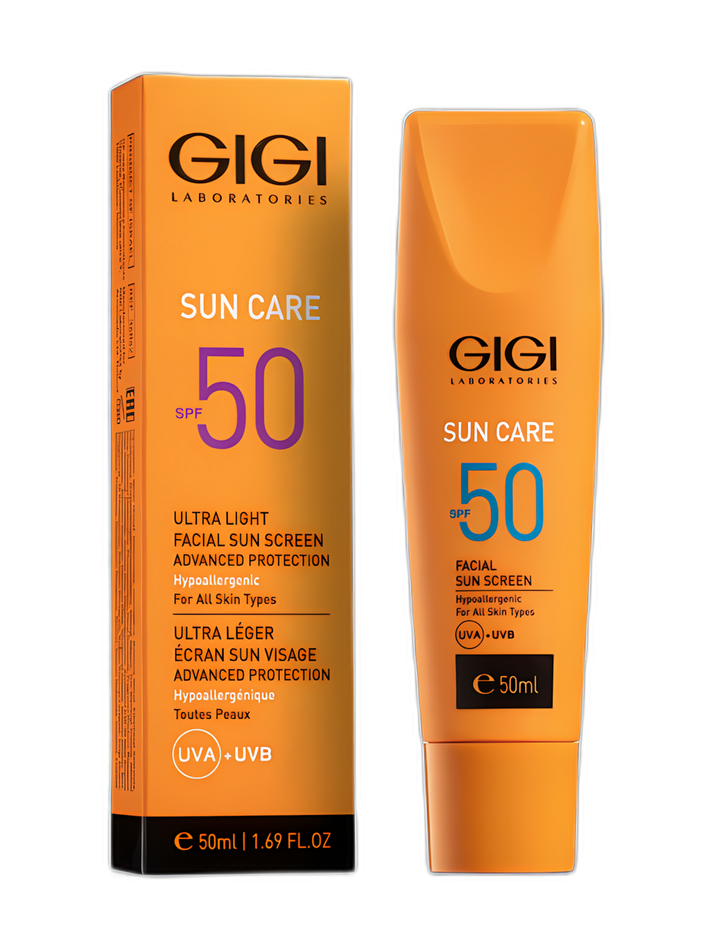 Lehký ochranný fluid s SPF 50 Sun Care GIGI 50 ml