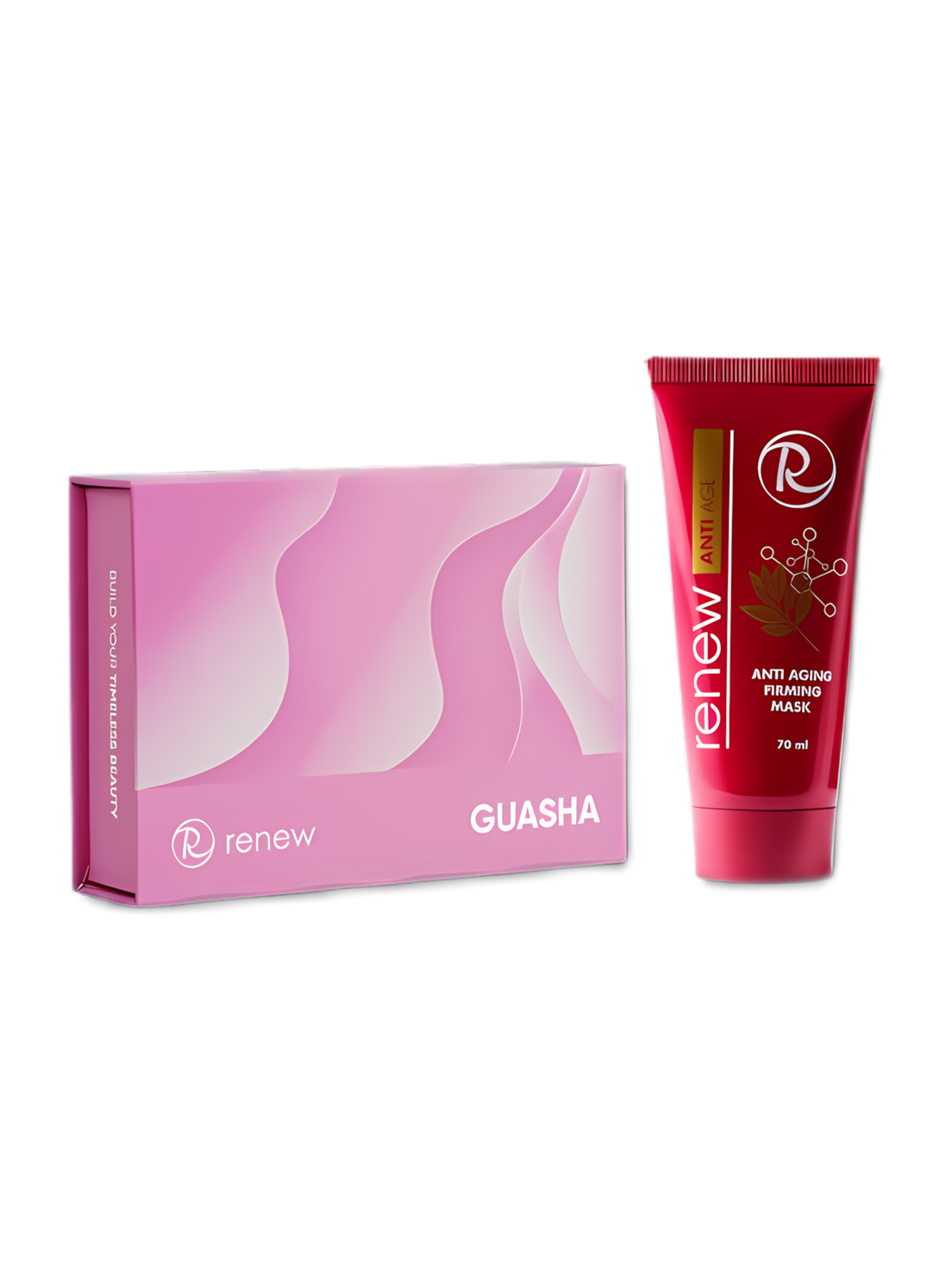 Modelační maska ANTI AGE renew 70 ml + GUA SHA kámen renew