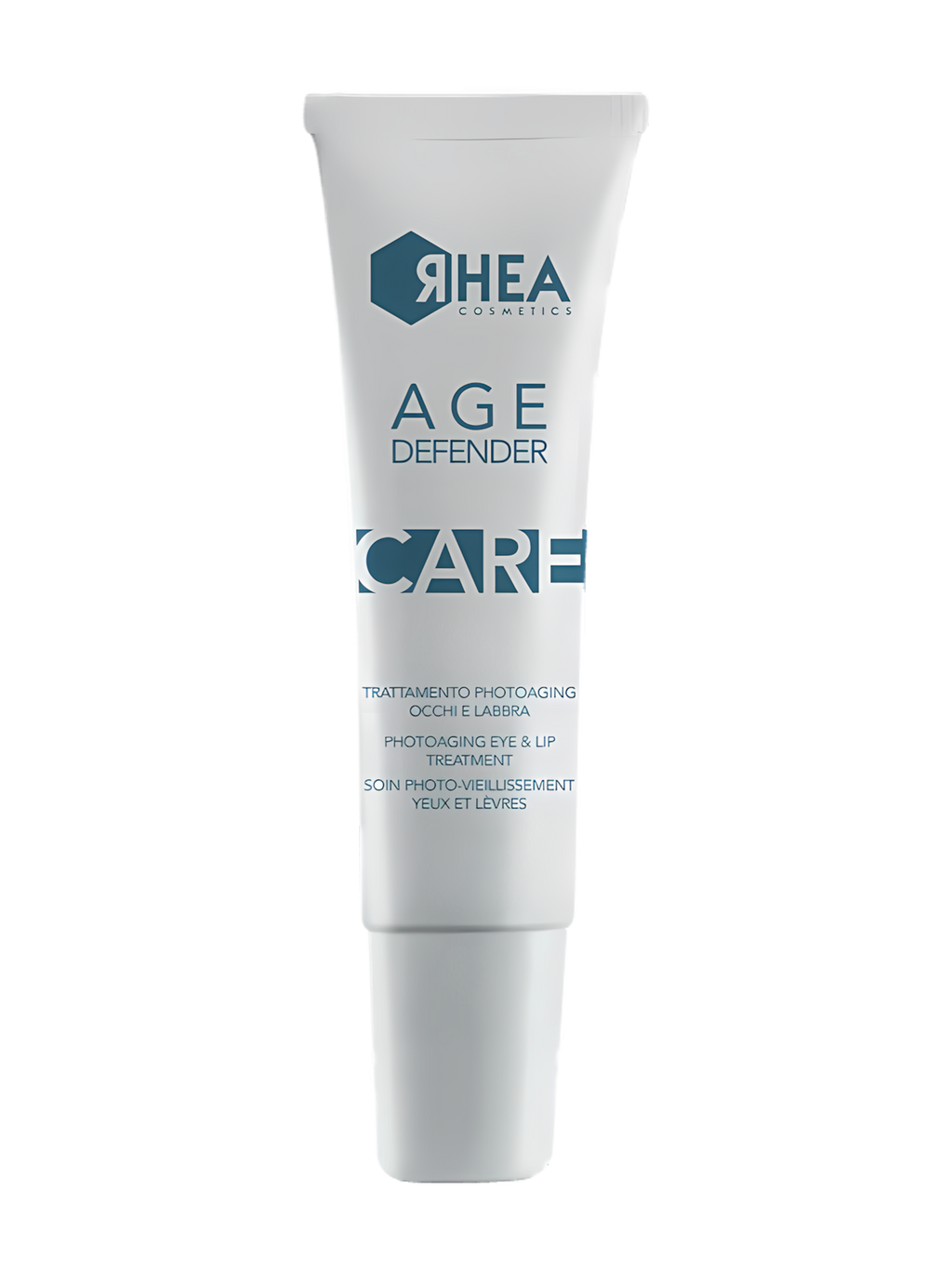 Omlazující péče proti fotostárnutí na oční okolí a rty AgeDefender RHEA 15 ml