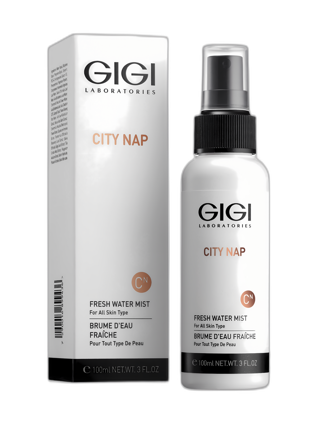 Osvěžující a zvlhčující sprej CITY NAP GIGI 100 ml