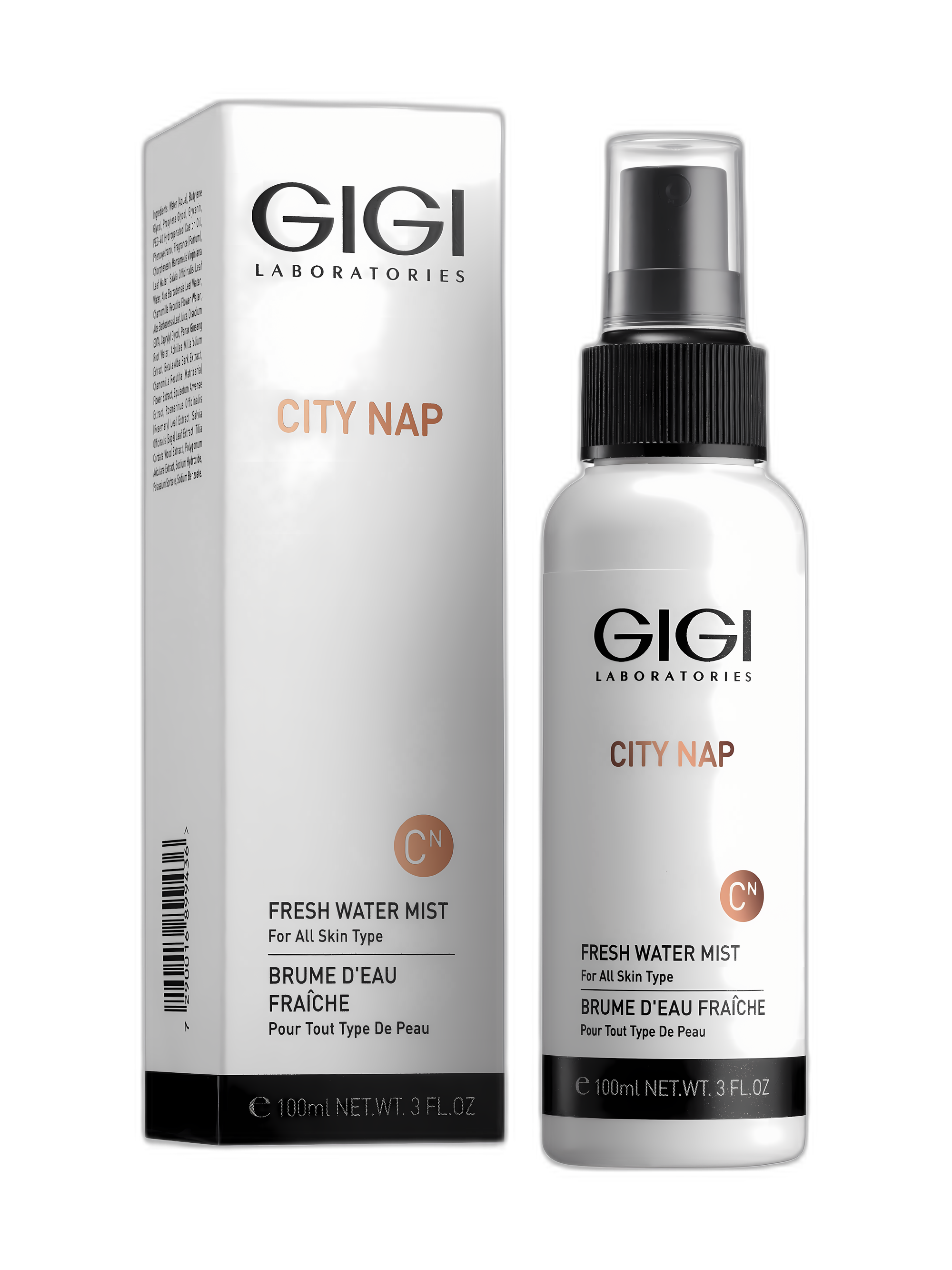 Osvěžující a zvlhčující sprej CITY NAP GIGI 100 ml
