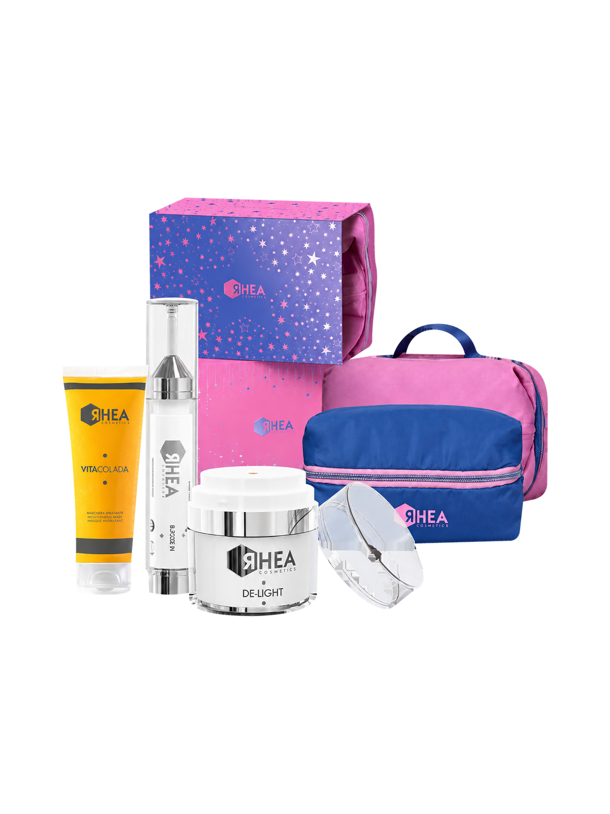 Rozjasňující dárková sada WINTER DREAM VANITY CASE OXY RHEA, produkt na průhledném pozadí