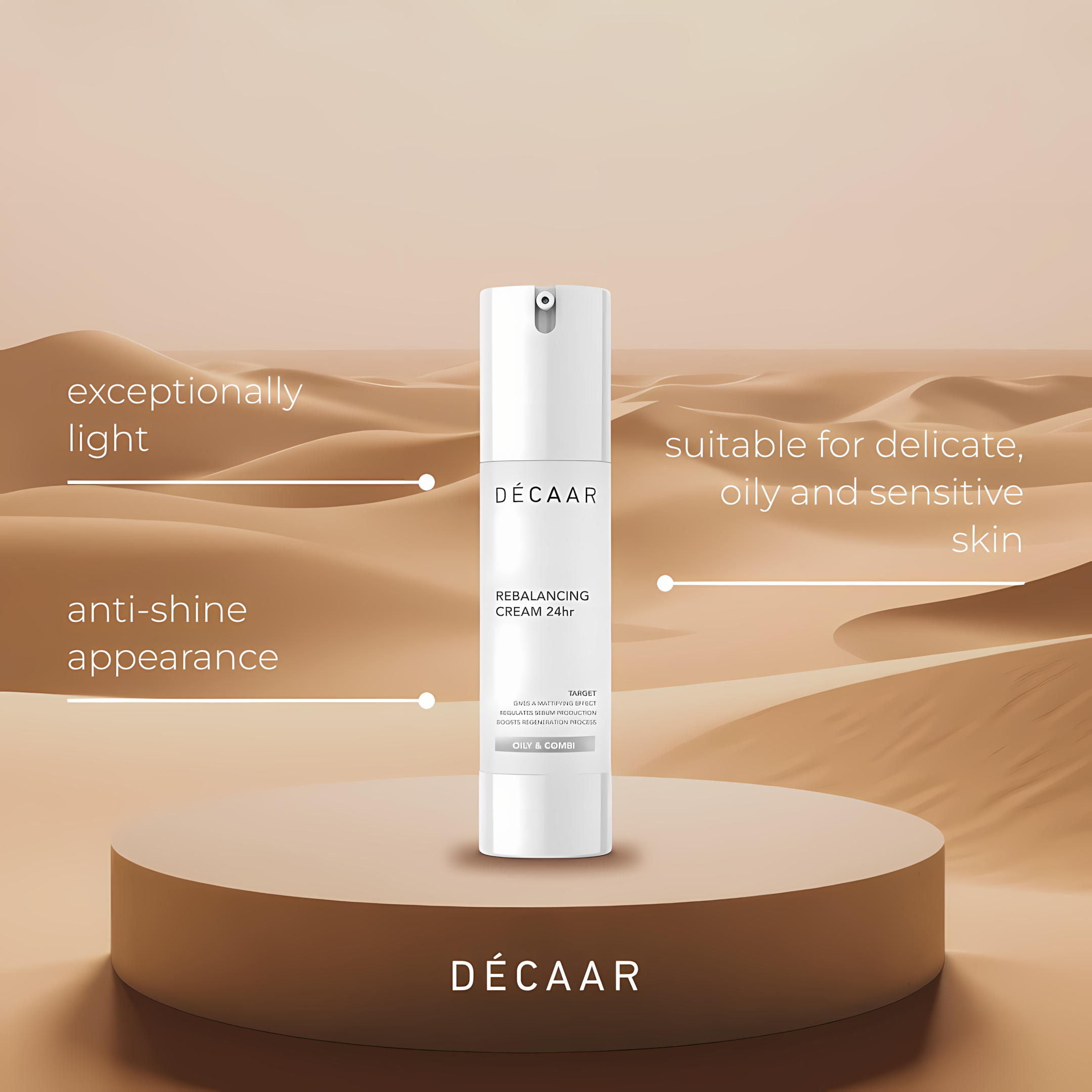 Vyvažující krém 24hr DÉCAAR 50 ml