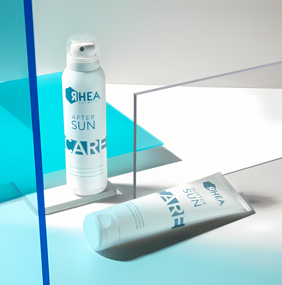 Zklidňující sprej po opalování na obličej a tělo After Sun RHEA 150 ml